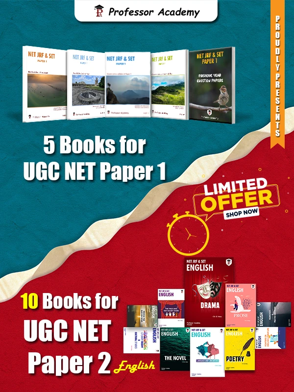 UGC NET MEGA BOOK COMBO – English (Paper 2) + Paper 1 + PYQs